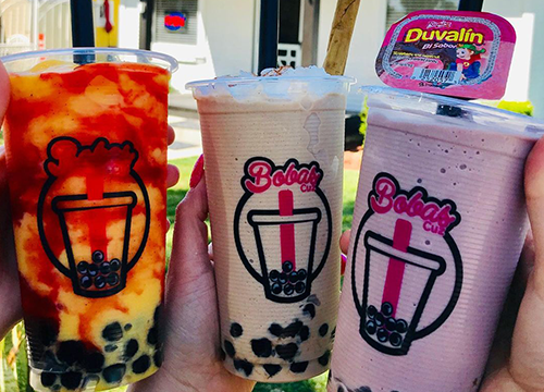 Drinks from Bobas Cuz